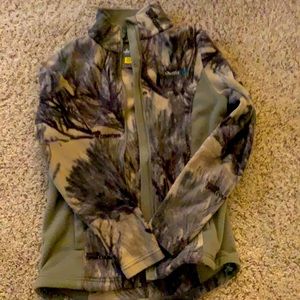 Women’s Cabella camo fleece zip-up